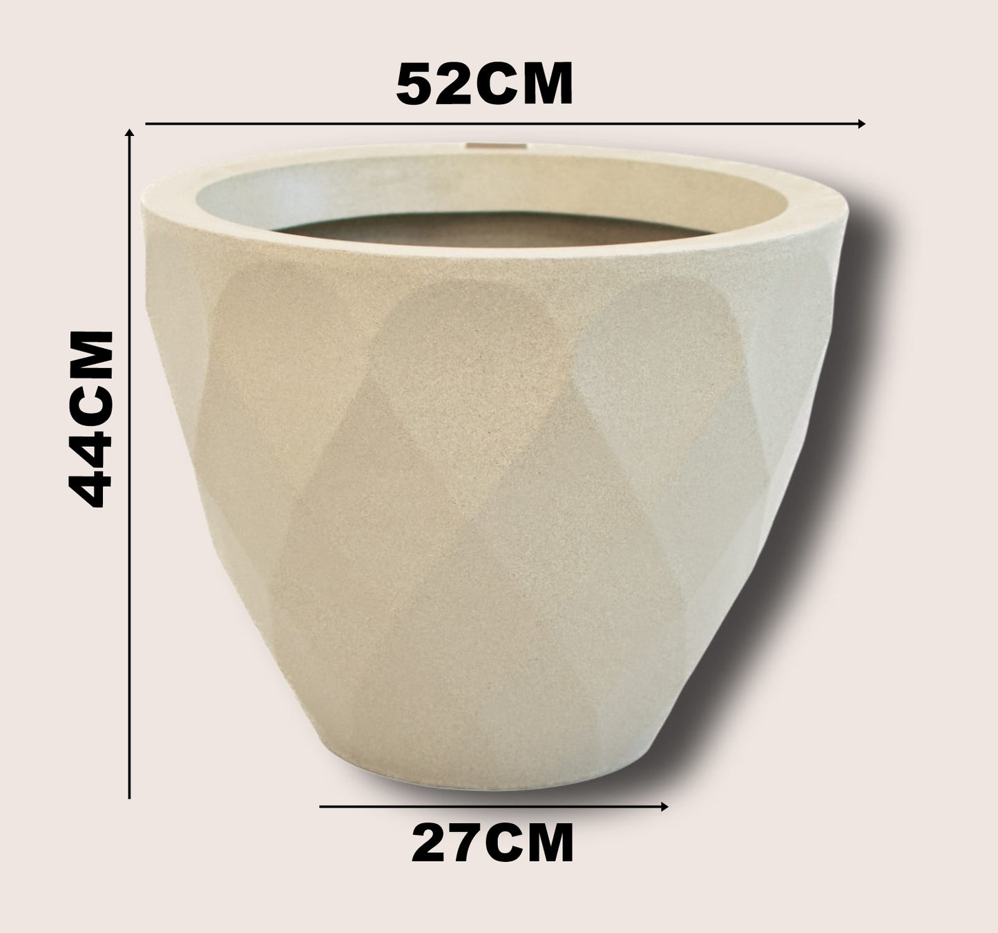 Vaso Barcelona Cinza M