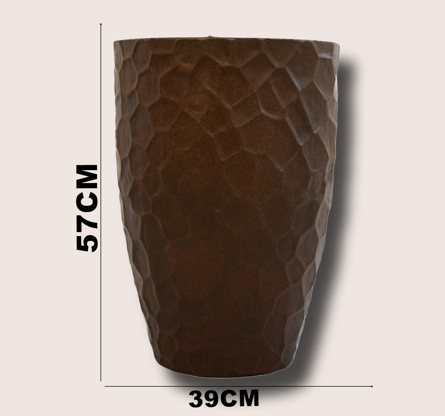 Vaso Pisa Marrom M