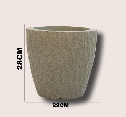 Vaso Veneza Cinza P