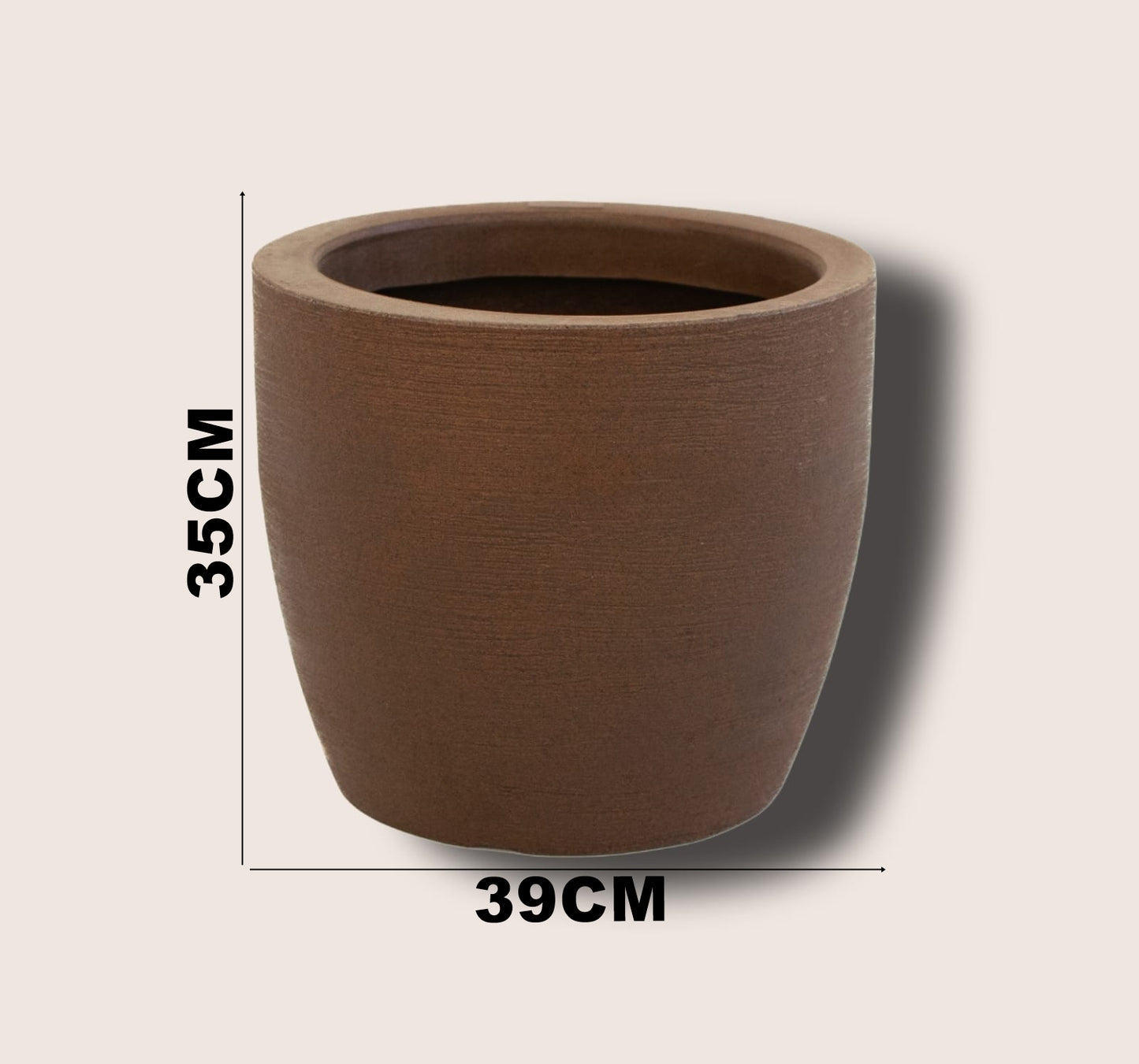 Vaso Madrid Marrom P