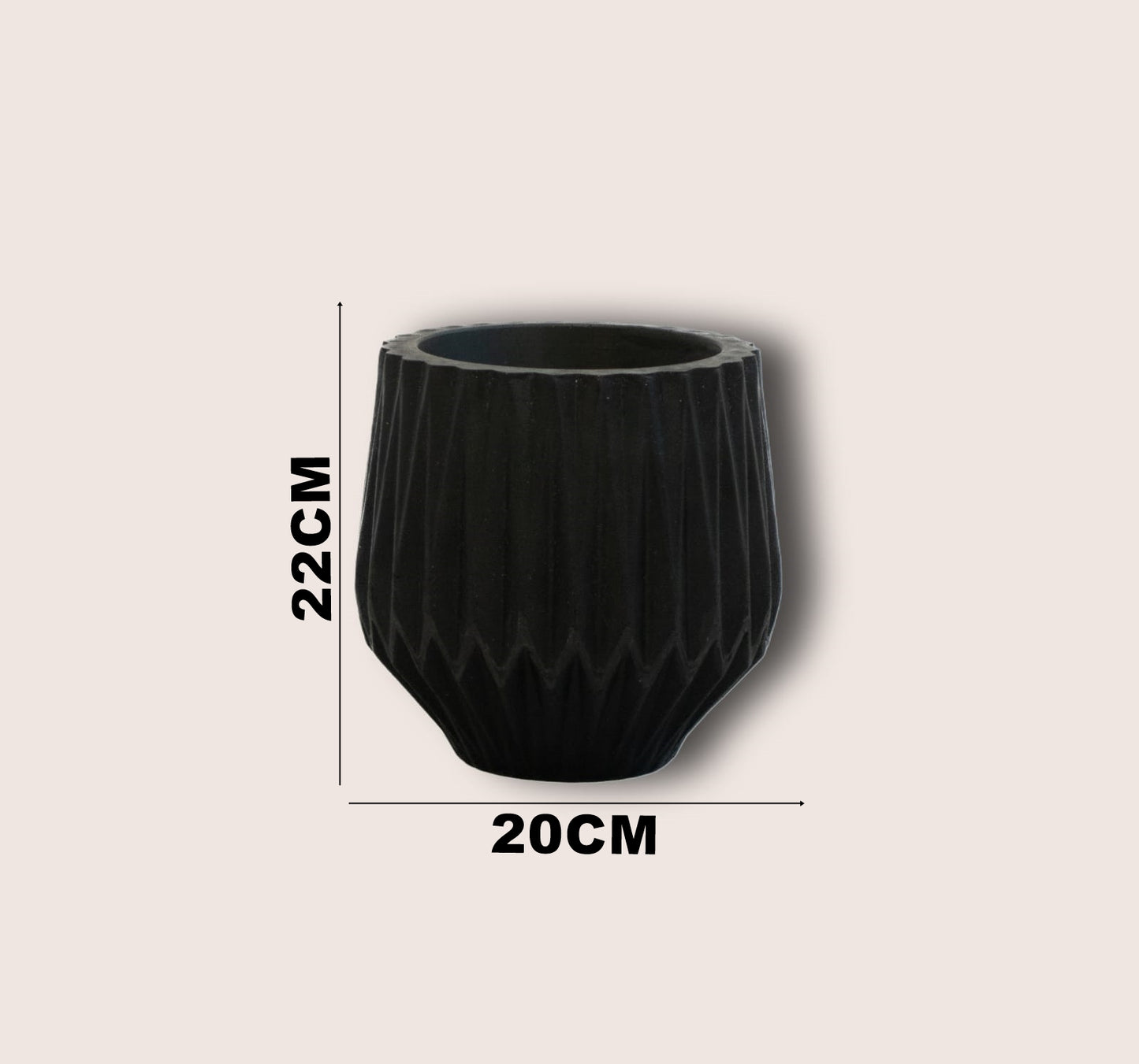 Vaso Paris Preto PP