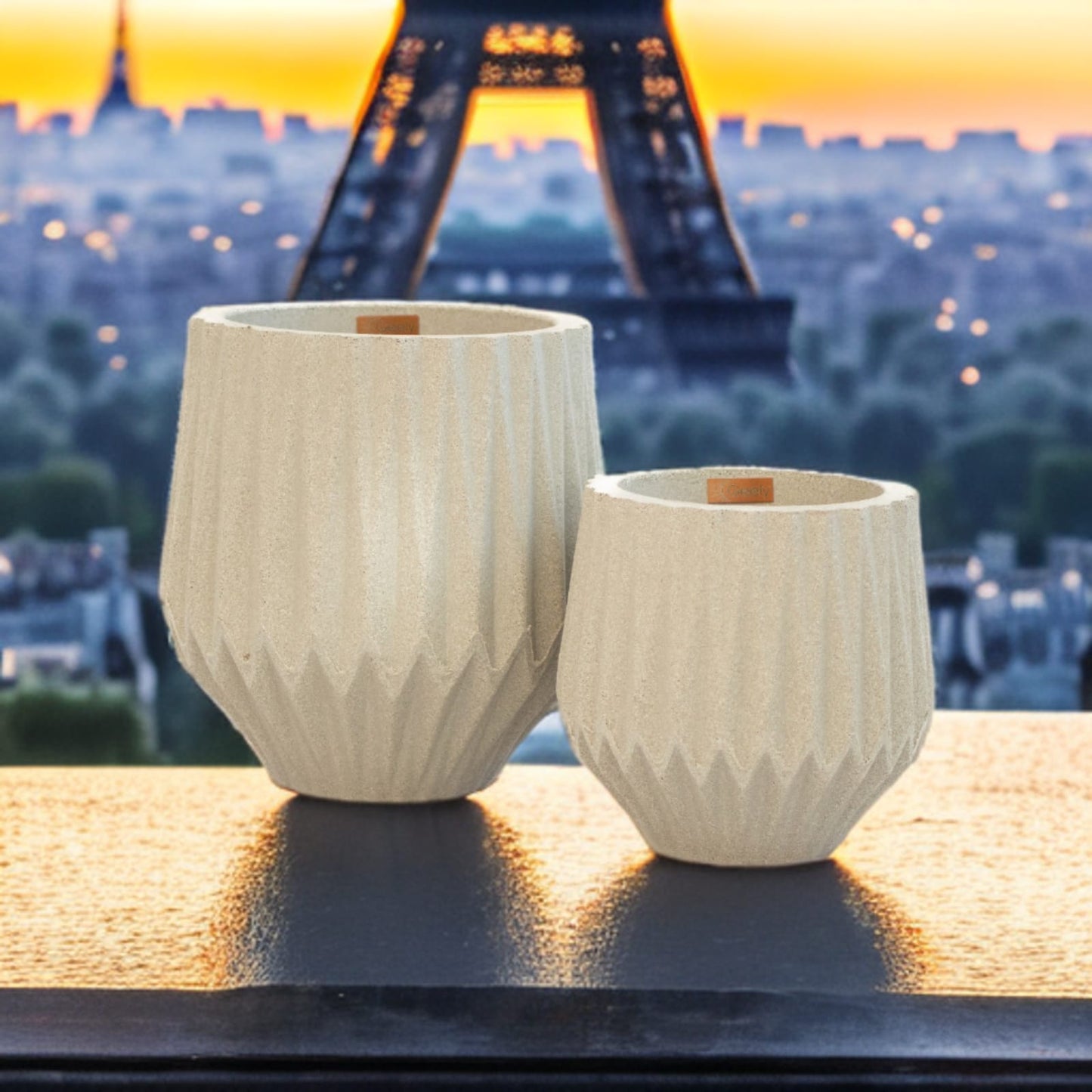 Vaso Paris Branco M